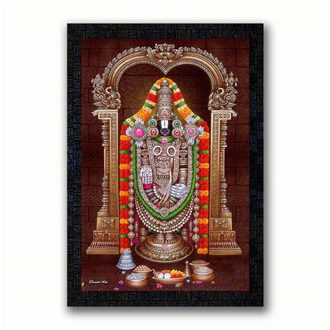 Generic PNF Tirupati Balaji - Lord Venkateswara Religious Painting with ...