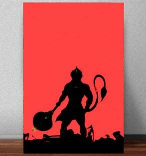 Hanuman Ji poster for home decor A4 Size ,Lord Hanuman Religious ...