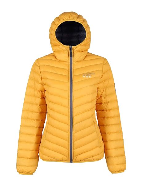 Ultra Light Down Jacket Yellow, LadyScandinavian Explorer