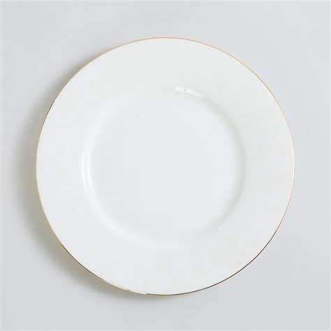 Buy Home Centre Altius Blomma White Solid Bone China Side Plate - 20cm ...