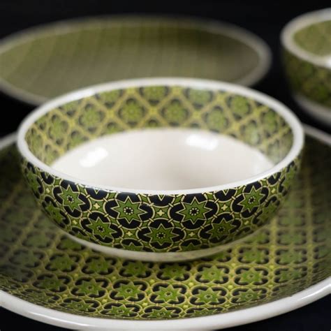 Aneeza Printed Ceramic Serving Bowls Set of 2 – Amalfiee Ceramics