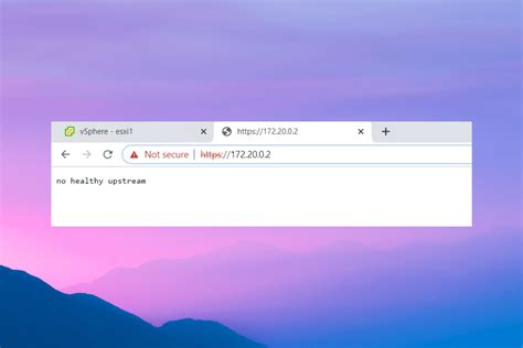 Discover how to fix the no Healthy Upstream Error on your browser ...