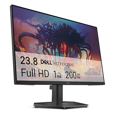 Dell SE2425HG 23.8" FHD IPS Gaming Monitor, 200Hz Refresh, 3side narrow ...