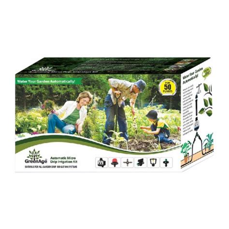 Automatic micro drip irrigation kit low pressure