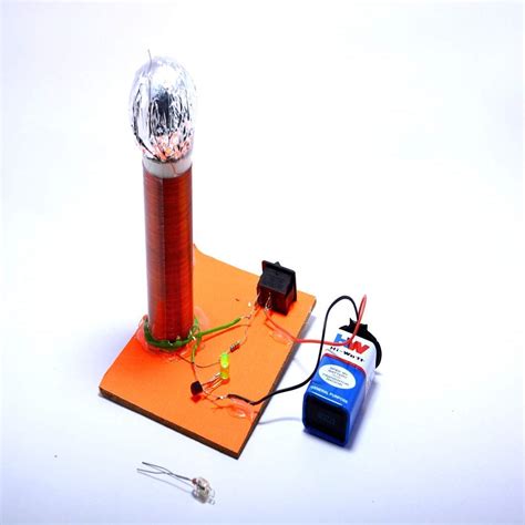 UT Tesla Coil Project Kit with 2 Battery Pre Assembled : Amazon.in ...