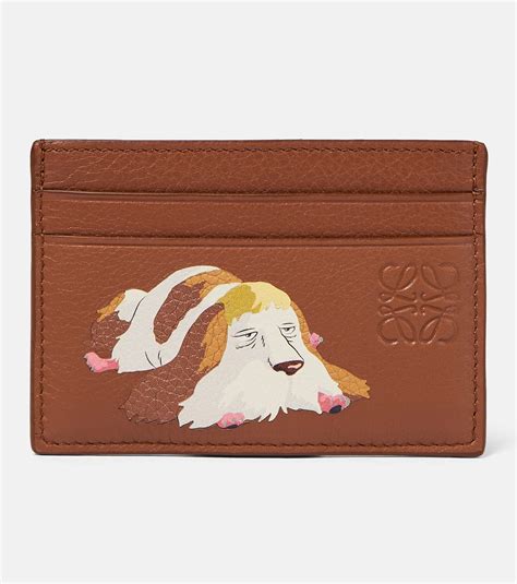 Loewe X Howl's Moving Castle Heen Leather Card Holder in Brown | Lyst UK