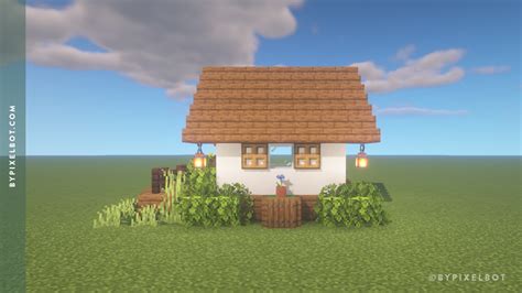 Image result for Minecraft Cottage House Tutorial