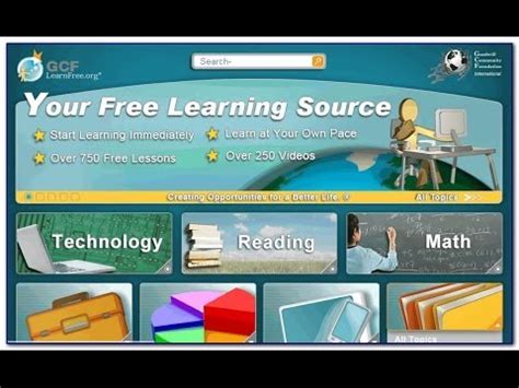 Image result for GCFLearnFree.org Tutorial