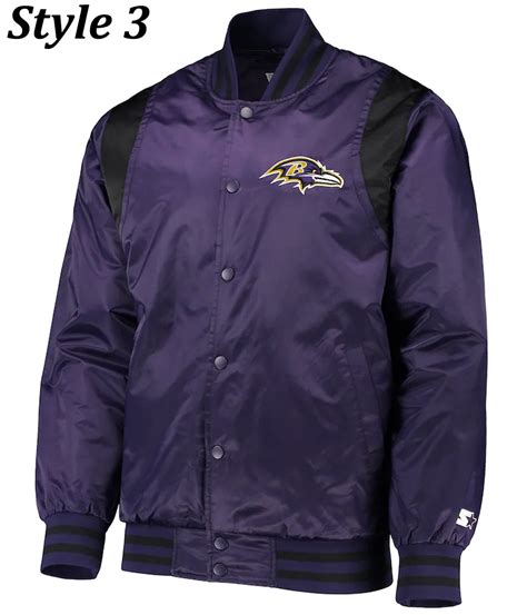 Starter Full-Snap Baltimore Ravens Jacket - Jacket Makers