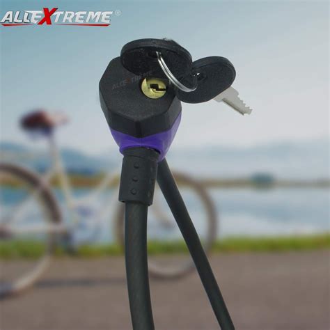 AllExtreme EXMSHL2 Heavy Duty Helmet Lock Anti-Theft Multipurpose Steel ...