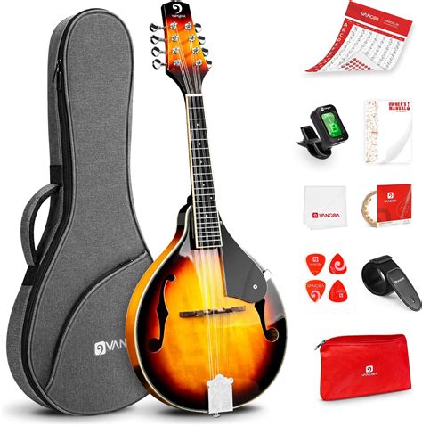 Amazon.com: Vangoa Mandolin Musical Instrument A Style, Acoustic ...