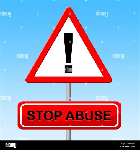 Image result for Stop Abuse Sign