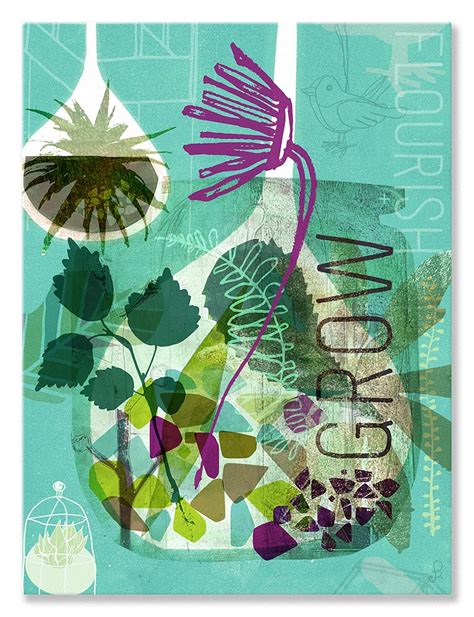 GreenBox Art + Culture Grow & Flourish by Barbara Chotiner Canvas Wall ...