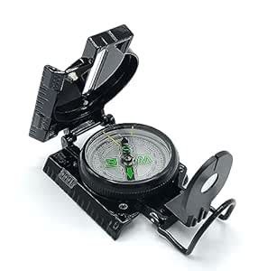 Buy GOLD LEAF Multifunctional Military Phosphorescent Lensatic Compass ...