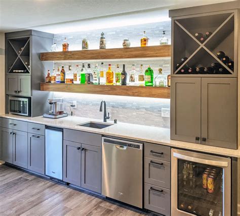 Custom Home Bar Cabinets | Wine Cellars | TLM Cabinets