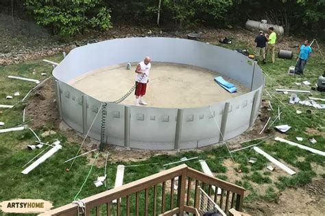 Image result for Intex Above Ground Pool Installation