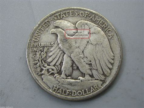 1945 Walking Liberty Half Dollar United States Coin F