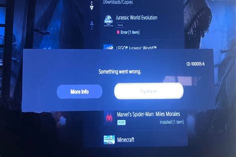 Image result for PS5 Error Code Ce 100005 6