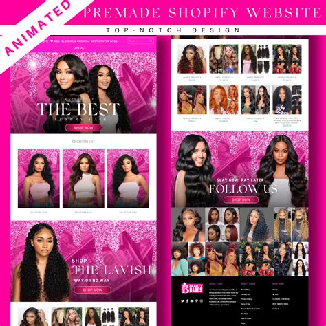 Pink Premade Template – webuildbrand