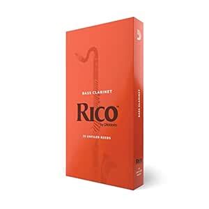 Rico by D'Addario REA2525 Bass Clarinet Reeds, Strength 2.5, 25-pack ...