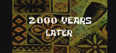 【剪辑素材】必备！海绵宝宝 转场素材 过场素材 2000 years later...... a few moment later ...