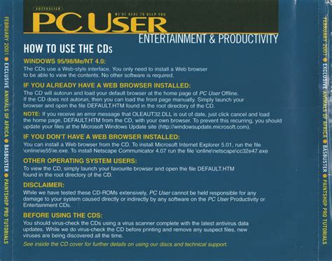 Australian PC User February 2001 : Australian Consolidated Press : Free ...