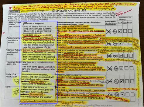 STEPS 8, 9 - 12 Steps Together - Worksheets Library