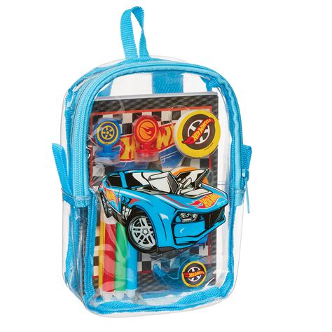 Hot Wheels Mini Backpack Activity Set | Cloverkey Hospital Gift Shops