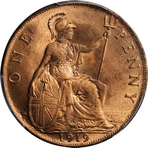 Penny 1919, Coin from United Kingdom - Online Coin Club