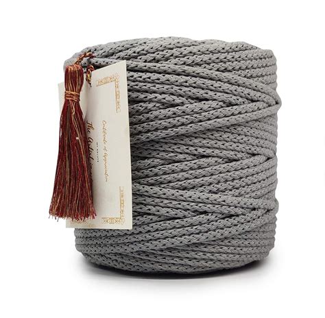 Ajanta | Braided/Knitted Macrame Cotton Cord/Dori Thread (100 Meters ...