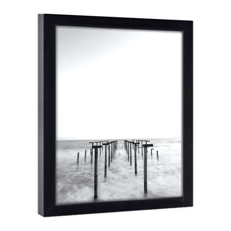 Modern Memory Design 36x36 Black Wood Picture Frame, Wall Hanging Art ...