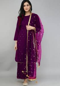 jenswi Embellished Kurta, Palazzo & Dupatta Set - Buy jenswi ...