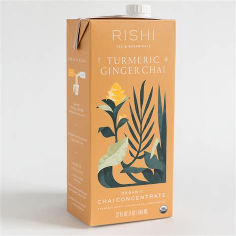 Rishi Tea & Botanicals - Turmeric Chai Concentrate 12/32ozz TGCCTP ...