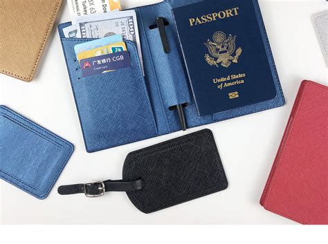 跨境RFID护照包简约时尚多功能证件包出国旅行皮套护照夹-阿里巴巴