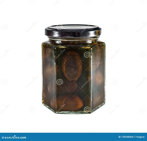 Canned Black Olives in a Glass Jar. Stock Photo - Image of food, meal ...
