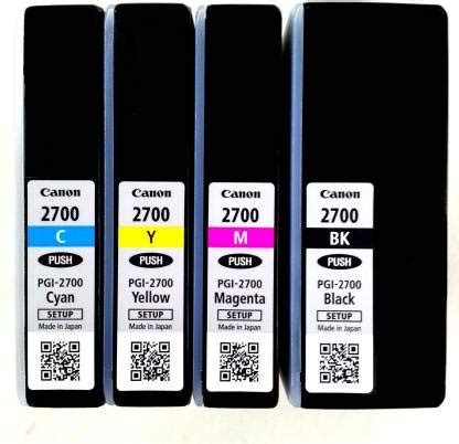 TechNart 2700 XL Compatible for Canon PGI 2700 XL Ink Cartridge Combo ...