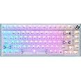 Amazon.in: Buy BOYI WK82 Transparent Keyboard with Knob,82 Key Wireless ...