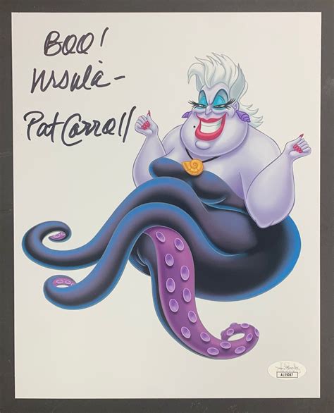 Lot Detail - Little Mermaid: Pat Carroll Voice of Ursula Signed 8" x 10 ...
