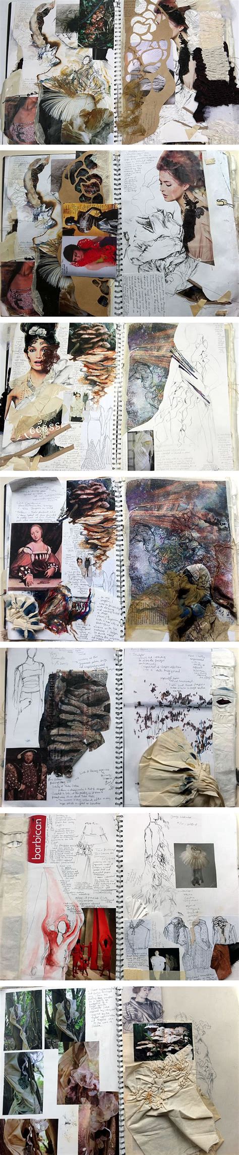 Textiles Sketchbook Examples 的图像结果