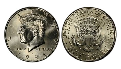 1998 Kennedy Half Dollar Value and Varieties Explained – Coin ID Scanner