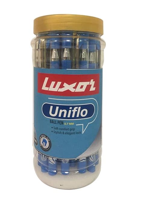 Luxor : uniflo Ball Pen Pack of 25 with Jar : Amazon.in: Office Products