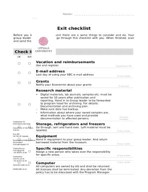 Offboarding checklist: 5 essential steps + free template Doc Template ...