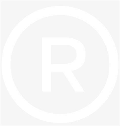 Registered Symbol White