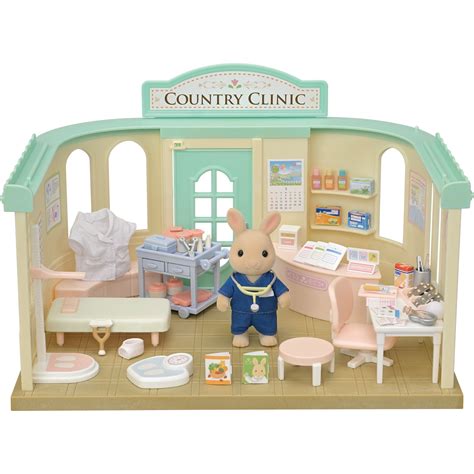 Calico Critters Country Doctor Gift Set, Dollhouse Playset with Figure ...