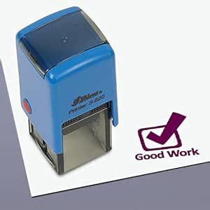 Printtoo Teachers Stamp Good Work Self-Inking Rubber Stamp Motivation ...