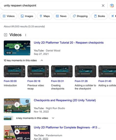 Checkpoint Unity 3D 的图像结果