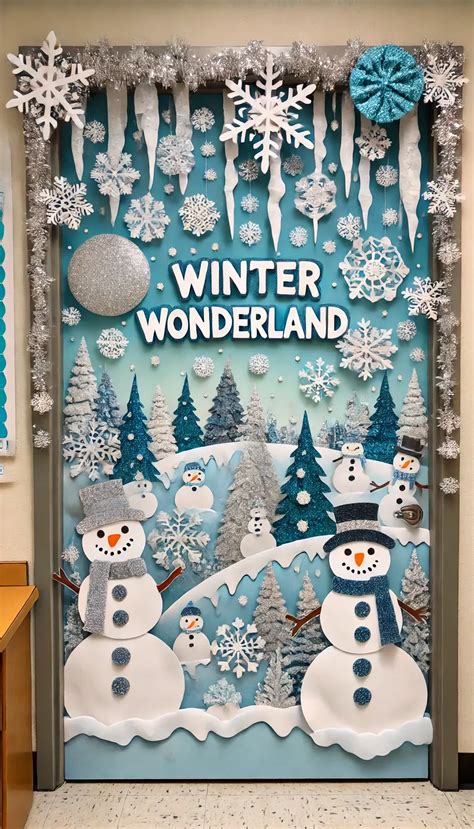 17+ Festive Christmas Classroom Door Decorating Ideas to Spread Holiday ...