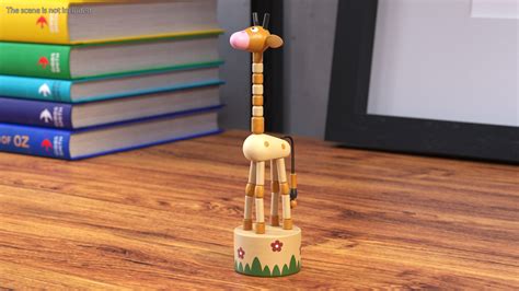 3D model Giraffe Push Puppet Toy Rigged | 3D Molier International