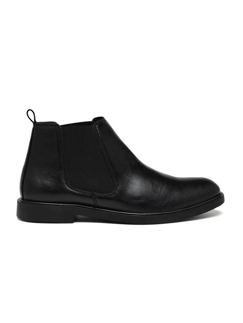 Men’s Black Chelsea Boots | CHELZEE Slip-On Vegan Boots – Ethik