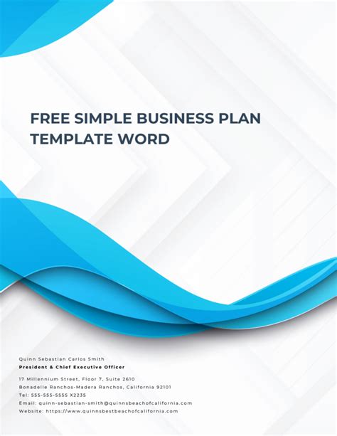 Free Microsoft Business Plan Template 的图像结果